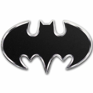 Samoa: Batman Batarang coloured 1 oz Silver 2024 Shaped Coin