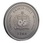 Samoa: Light of Christ 1 oz Silber 2022 Black Rhodium Proof