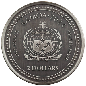 Samoa: The Creator 1 oz Silber 2024 Antiqued Coin