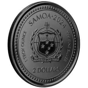 Samoa: The Creator 1 oz Silber 2024 Black Rhodium Proof