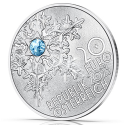 Secrets of Snow 20 Euro Silver 2023 Proof