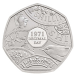 Set of 13 silber coins United Kingdom 2021 Proof 