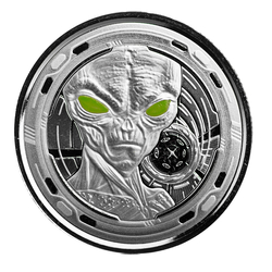 Set of Ghana Alien 4 x 1/2 oz Silber 2022