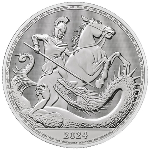 St George and the Dragon 1000 gram Silber 2024 Coin