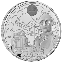 Star Wars: R2-D2 and C-3PO 1 oz Silber 2023 Proof 