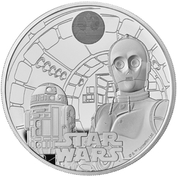 Star Wars: R2-D2 and C-3PO 1 oz Silber 2023 Proof 