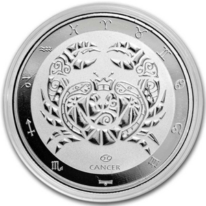 Tokelau: Zodiac Series - Cancer 1 oz Silber 2024