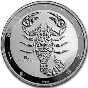 Tokelau: Zodiac Series - Scorpio 1 oz Silber 2024