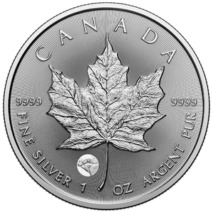 Treasured Canadian Maple Leaf 1 oz Silber 2025 Polar Bear Privy Mark 