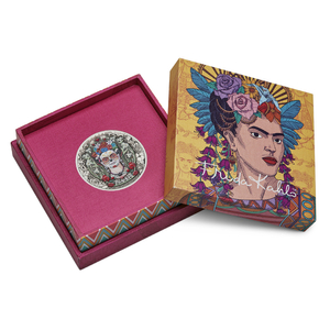 Tuvalu: Frida Kahlo coloured 2 oz Silver 2024 Antiqued Coin