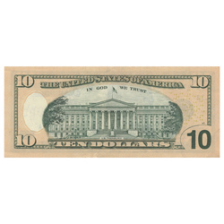 USA Banknote 10 Dollars (10 U.S. dollars / 10 USD) 100 pieces