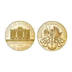 Wiener Philharmoniker 1/10 oz Gold 2024