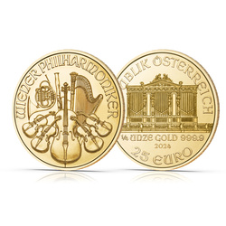 Wiener Philharmoniker 1/4 oz Gold 2024