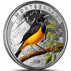 Montserrat: Oriole coloured 1 oz Silber 2023 Proof