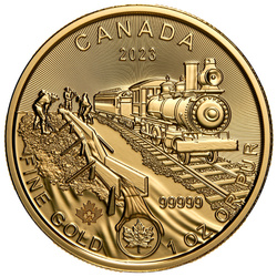Canadá Klondike: Fiebre del Oro - Paso del Oro 1 oz Oro 2023