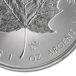 Hoja de Arce Canadiense 1 onza Plata Varias Anualidades