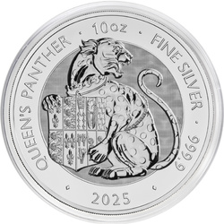 The Royal Tudor Beasts: The Queen's Panther 10 oz Silver 2025