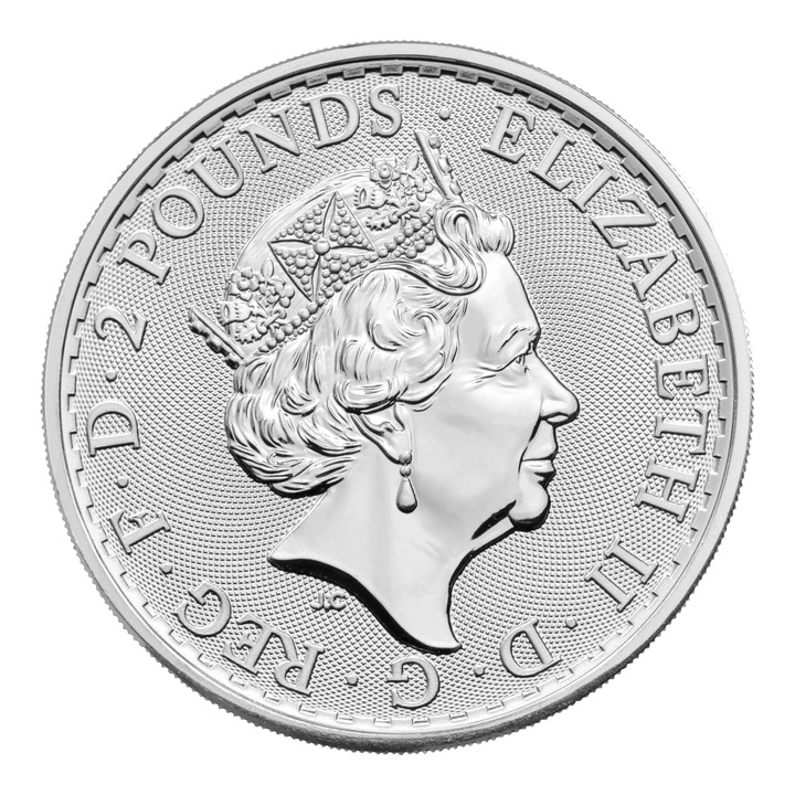 Britannia - Queen Elizabeth II 1 oz Silber 2023