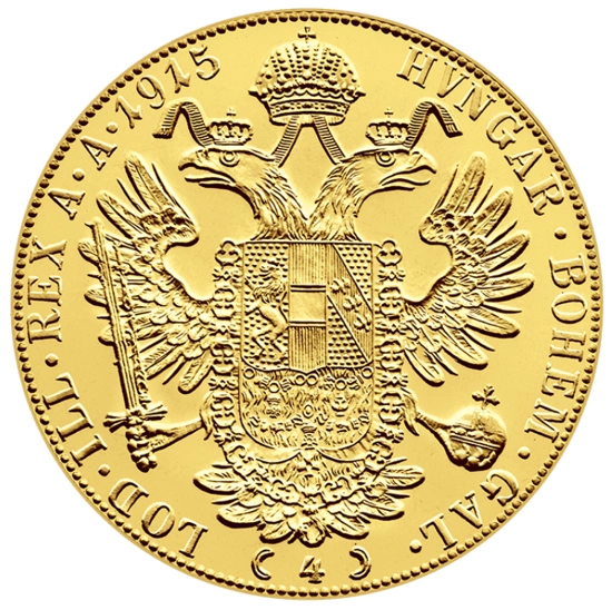 4 Ducados Austriacos 1915 "Cuádruple" (Brand New)