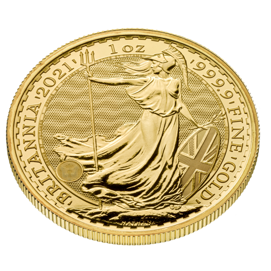 Britannia 1 unce zlata 2021 BALÍČEK 10 KS