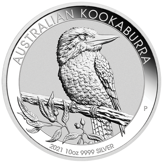Kookaburra 10 uncji Srebra 2021