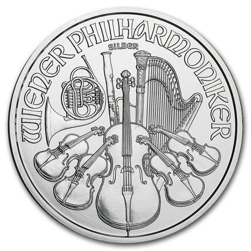 Filarmónica de Viena 1 oz Plata Varios Anualidades