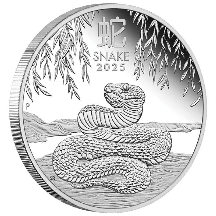 Perth Mint: Lunar III - Year of the Snake 1/2 oz Silver 2025 Proof