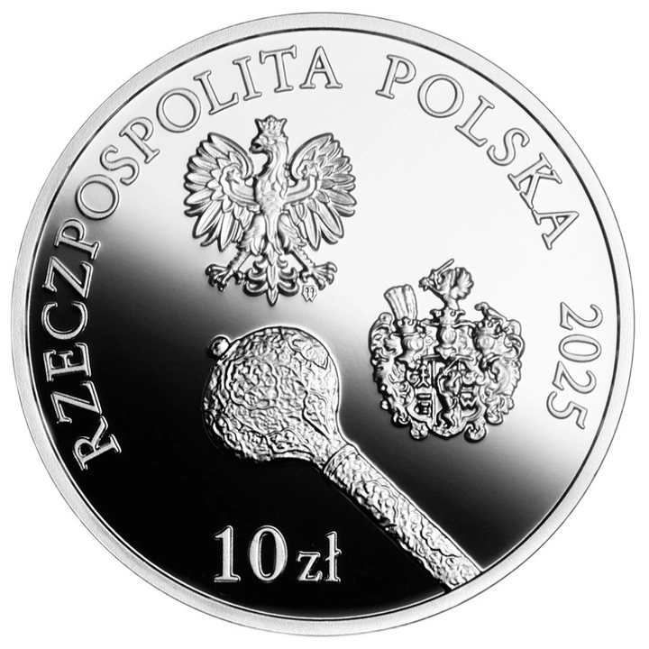 Hetmani Polsko-litevského společenství - Jan Karol Chodkiewicz 10 zł Stříbro 2025 Proof High Relief Etui/Folder