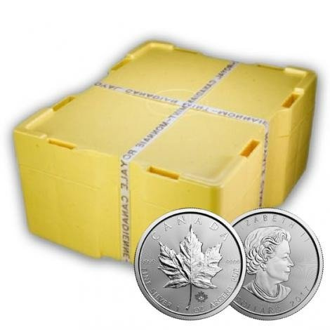 Hoja de arce canadiense 1 onza Plata 2018