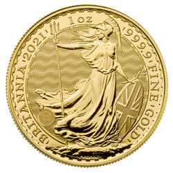 Britannia 1 unce zlata 2021 BALÍČEK 10 KS