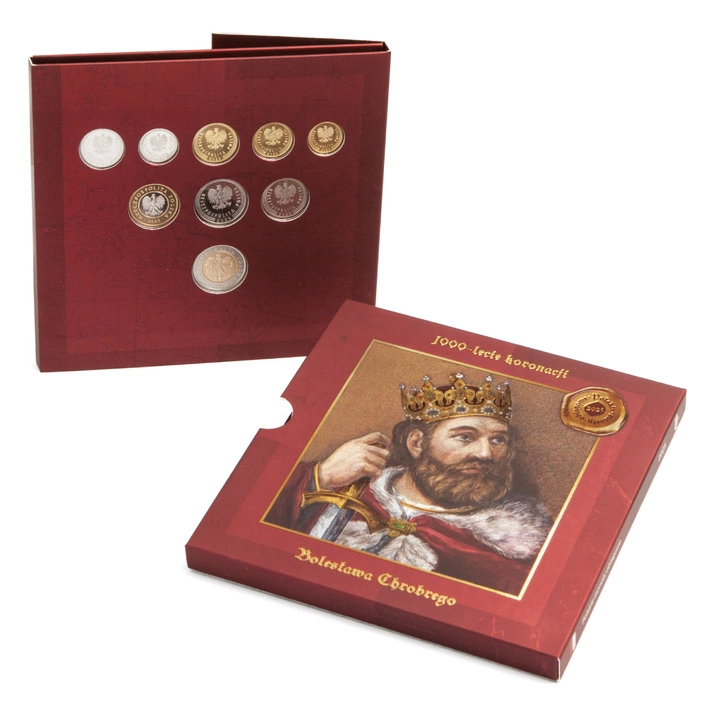 Polish Circulation Coins "Bolesław Chrobry" - set of coins 1 gr - 5 zł 2025