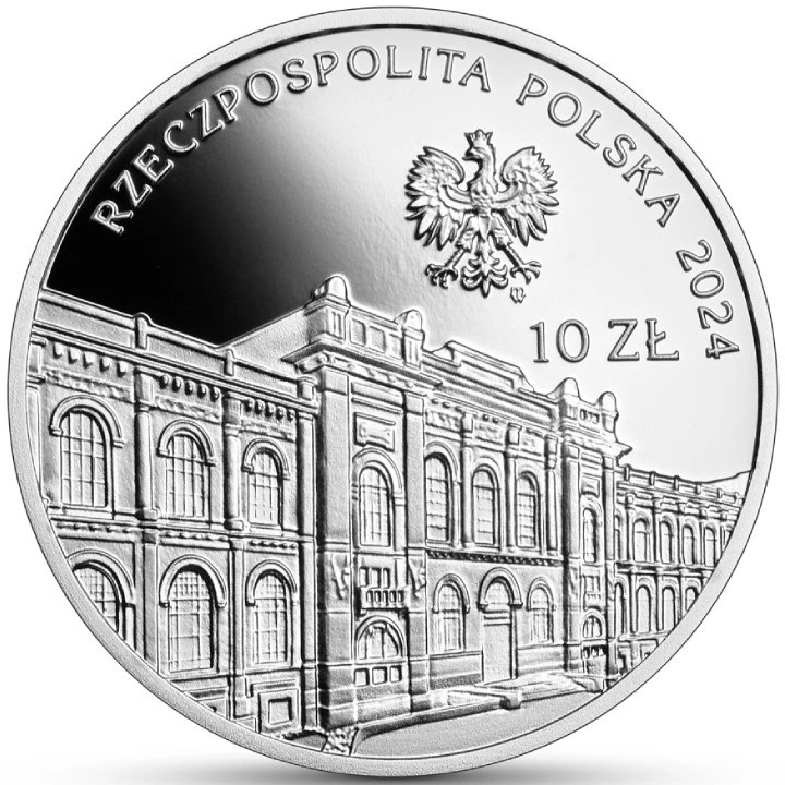 100th anniversary of the establishment of Bank Polski SA 10 PLN Silver 2024 Proof High Relief