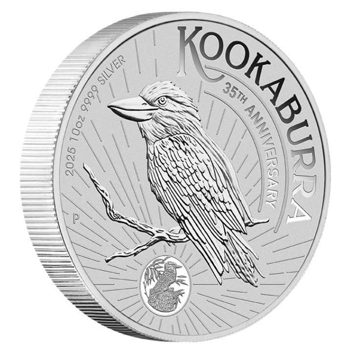Kookaburra 10 oz Silver 2025