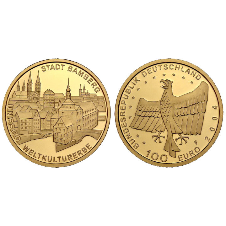 UE: 100 Euro 1/2 oz Gold Coin Random Year