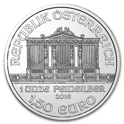 Filarmónica de Viena 1 oz Plata Varios Anualidades