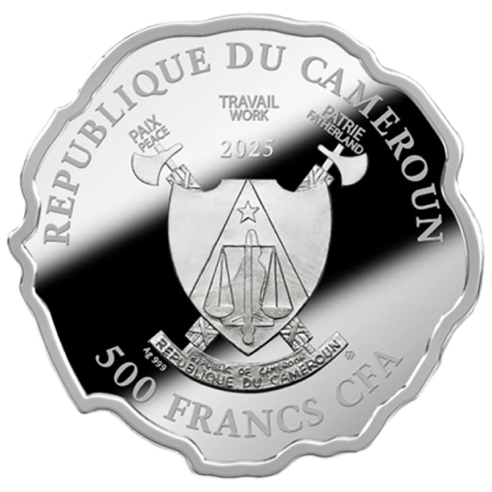 Kamerun: Born to Be Happy kolorierte 1/2-Unzen-Silbermünze 2025 Proof