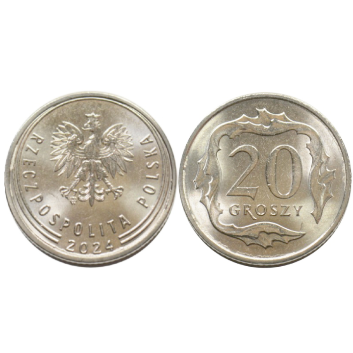 Banco Nacional de Polonia: 20 gr de la Moneda de la Bolsa de la Casa de la Moneda (100 piezas) de 2024 UNC