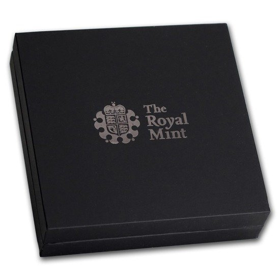 The Queen’s Beasts: The Black Bull of Clarence 2 oz Silber 2018 PROOF