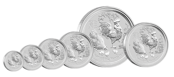 Lunar II: Year of the Rooster 1 oz Silver 2017