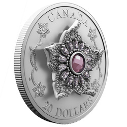 Canada: Williamson Diamond Brooch $20 Silber 2025 Matte Proof