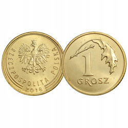 Narodowy Bank Polski: 1 grosz Worek Menniczy (100 sztuk) - Różne Roczniki