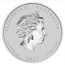 Lunar II: Year of the Rooster 1 oz Silver 2017
