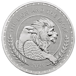 El León y el Águila 5 oz Plata 2023 Proof