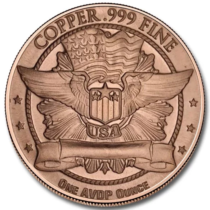 St. Gaudens (Front Walking Liberty) 1 unce Mědi