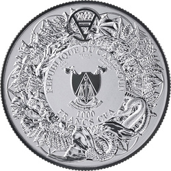 Slavic Beasts: Rusalka 1000 Francs 2 Ounces Silver 2022
