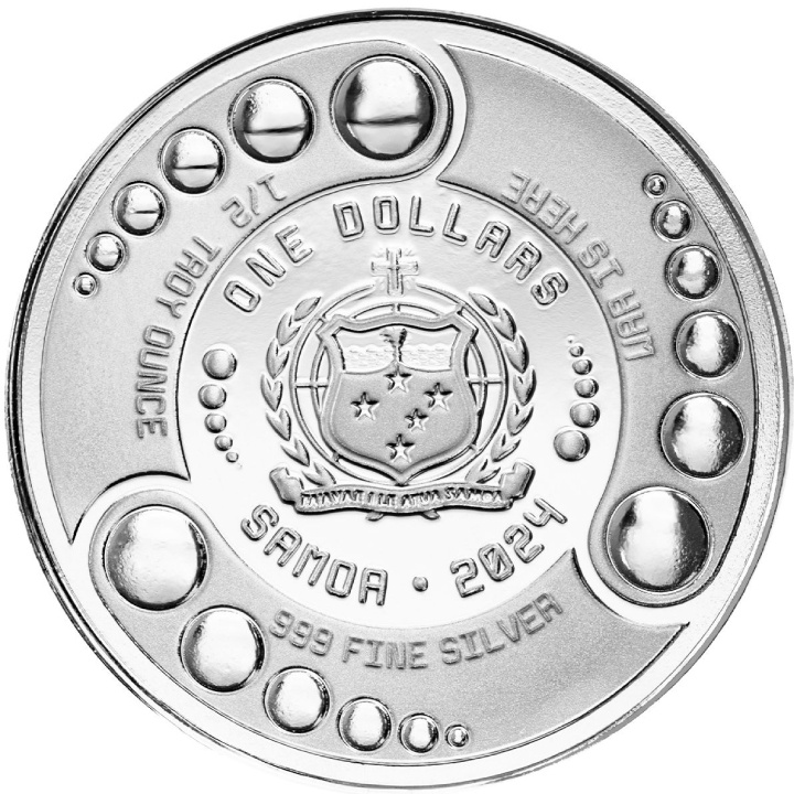 Samoa: Alien 1/2 oz Silver 2024 Prooflike