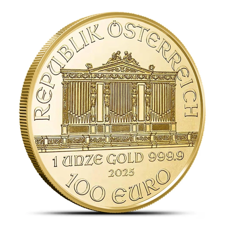 Wiener Philharmoniker 1 Unze Gold 2025