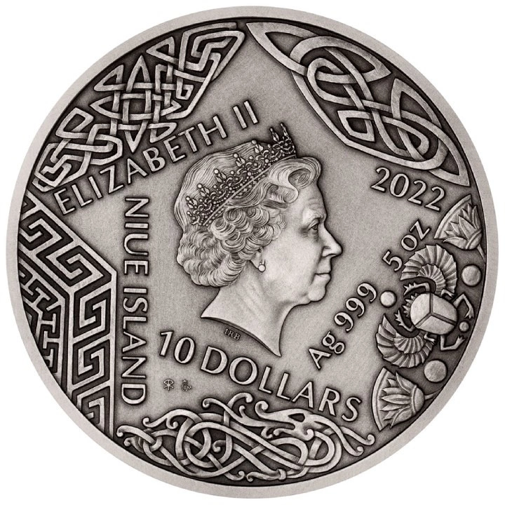Niue: Universal Gods - Apollon 5 oz Silber 2022