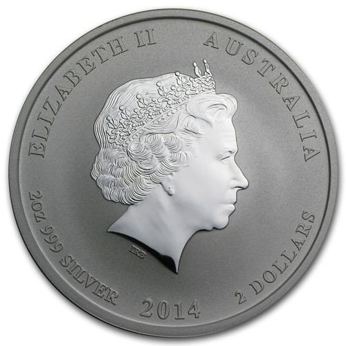 Lunar II: Rok Konia 2 uncje Srebra 2014