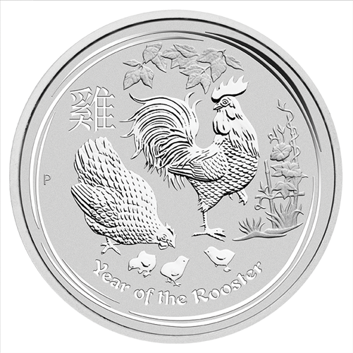 Lunar II: Year of the Rooster 1 oz Silver 2017